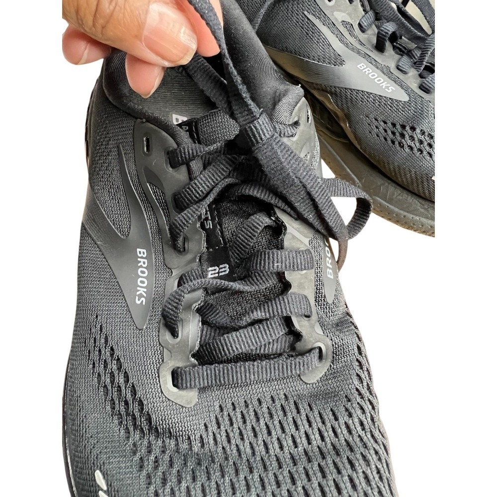 Brooks Adrenaline GTS 23 Running Shoes -Triple Black - Size 8 2e - Extra wide - Picture 5 of 10